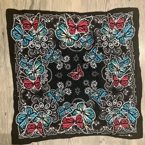 Butterfly Print Bandana